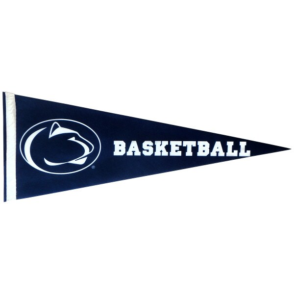 Penn State athletic logo basketball pennant image